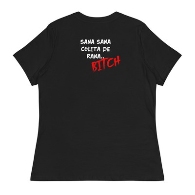 Chingona skull women's relaxed t-shirt