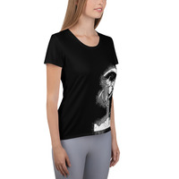 I’m CHINGONA All-Over Print Women's Athletic T-shirt - Thumbnail 2