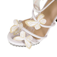 Fashion Strapy Butterfly High Heeled Sandals  - Thumbnail 6
