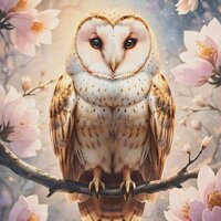 Barn Owl Cross Stitch Pattern - Thumbnail 2