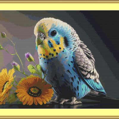 Budgie cross stitch pattern - Thumbnail 5