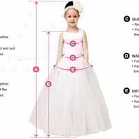 Lace Crystals Flower Girl Dresses Spaghetti Ball Gown Tulle Little Girl Wedding Dresses Cheap Communion Pageant Dresses Gowns  - Thumbnail 4