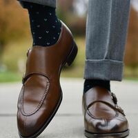 Handmade Premium Choice Monk Style Formal Shoes For Men's 7-13 US - Thumbnail 1