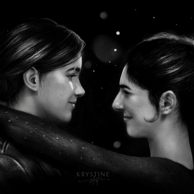 Ellie & dina - the last of us part ii