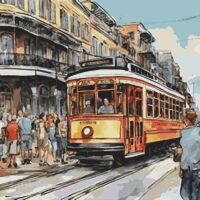 New Orleans Cross Stitch Pattern - Thumbnail 1