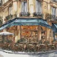 On The Corner Cross Stitch Pattern - Thumbnail 1