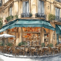 On The Corner Cross Stitch Pattern - Thumbnail 2