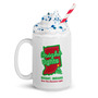 15oz Bright Lights Christmas Lights Drive-Thru - Bright, Indiana White glossy mug with Logo-3