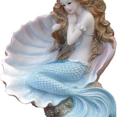 Mermaid mediterranean princess statue craft decor