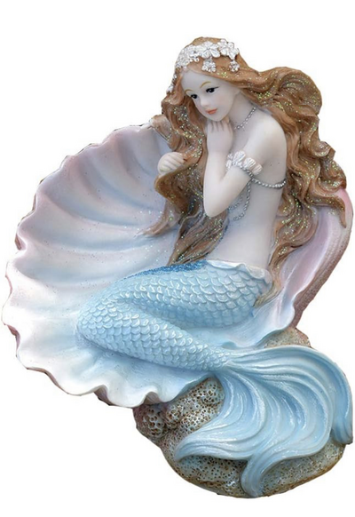 Mermaid Mediterranean Princess Statue Craft Decor