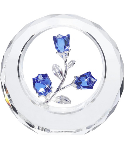 Crystal Tulips Flower Figurine 