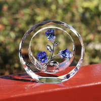 Crystal Tulips Flower Figurine  - Thumbnail 2