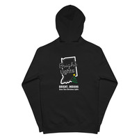 Bright Lights  - Unisex - Fleece Zip-up Hoodie - Thumbnail 1