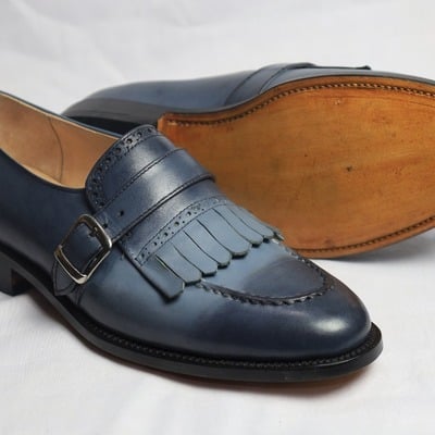  unique handmade leather  dress shoes - Thumbnail 1