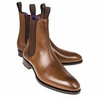 Men's short boots with stitching outdoor Chelsea boots 3 colors - Thumbnail 2