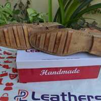 Crafted Leather New Remix Dragon Rock Men Cowboy Ankle High Boots Distressed Brown - Thumbnail 2