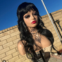 MULLET SYNTHETIC BLACK WIG-1