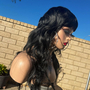 MULLET SYNTHETIC BLACK WIG-3