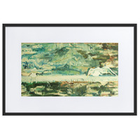 Matte Paper Framed Poster With Mat - Crossing the Threshold - Thumbnail 1