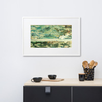 Matte Paper Framed Poster With Mat - Crossing the Threshold - Thumbnail 2