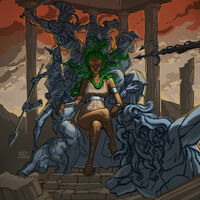 Gorgon Enthroned • Art Print - Thumbnail 1