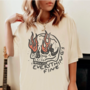 Everything's Fine Skull & Flames Graphic Tee or Sweatshirt-2