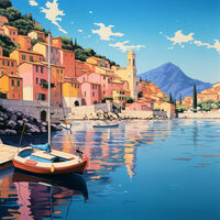 Harbour Cross Stitch Pattern - Thumbnail 2