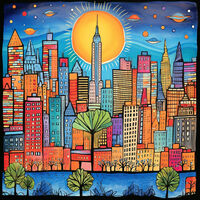 City Cross Stitch Pattern - Thumbnail 2