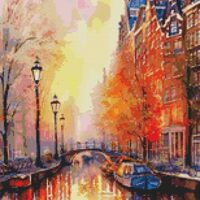 Amsterdam Cross Stitch Pattern - Thumbnail 1