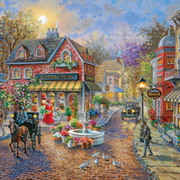 Cobblestone Square Cross Stitch Pattern - Thumbnail 2