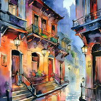 Damp Evening Cross Stitch Pattern - Thumbnail 2