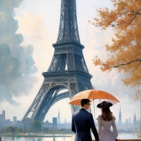 Eiffel Tower Cross Stitch Pattern - Thumbnail 2