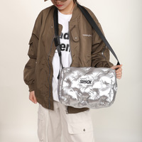 Crossbody bag space cotton cotton filled pillow bag - Thumbnail 1