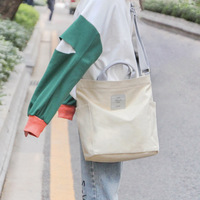 Canvas bag Korean shoulder bag student crossbody bag - Thumbnail 2