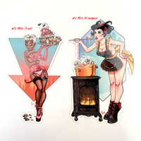 Monster Pinup Custom Sticker Sets - Thumbnail 3