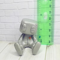 Sleepy Robot Resin Art Toy Figurine - Thumbnail 7