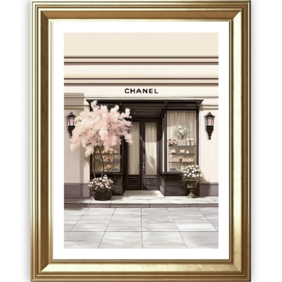 Couture store art print
