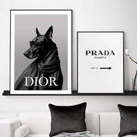 Dior Doberman Art Print - Thumbnail 5