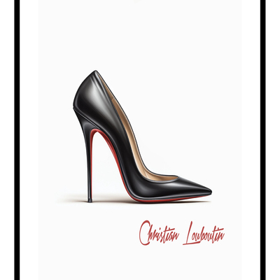 High heels art print