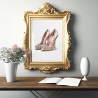 Glitter Heels Art Print - Thumbnail 1