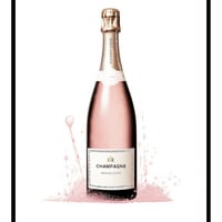 Pink Champagne Art Print - Thumbnail 3