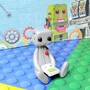 Gaming Boy Robot Resin Figure-2