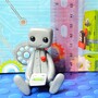 Gaming Boy Robot Resin Figure-1
