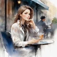 Sitting Quietly Cross Stitch Pattern - Thumbnail 2