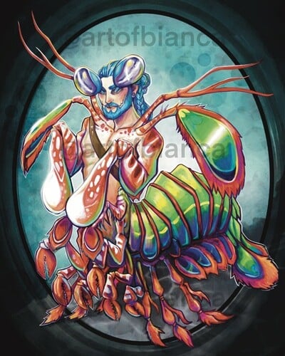 MANtis Shrimp 8x10 Print