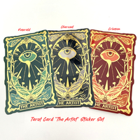 Gold Foil Tarot Card Sticker Set - Thumbnail 1
