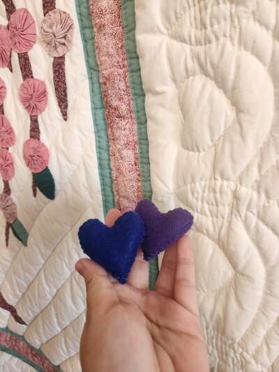 Felt Hearts 