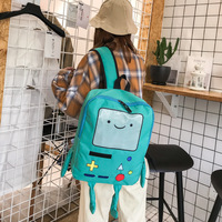 Cartoon Cute Adventure Time Backpack - Thumbnail 2