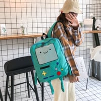 Cartoon Cute Adventure Time Backpack - Thumbnail 3