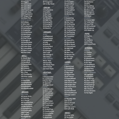 Motif es kontakt library - virtual instrument nki vst software